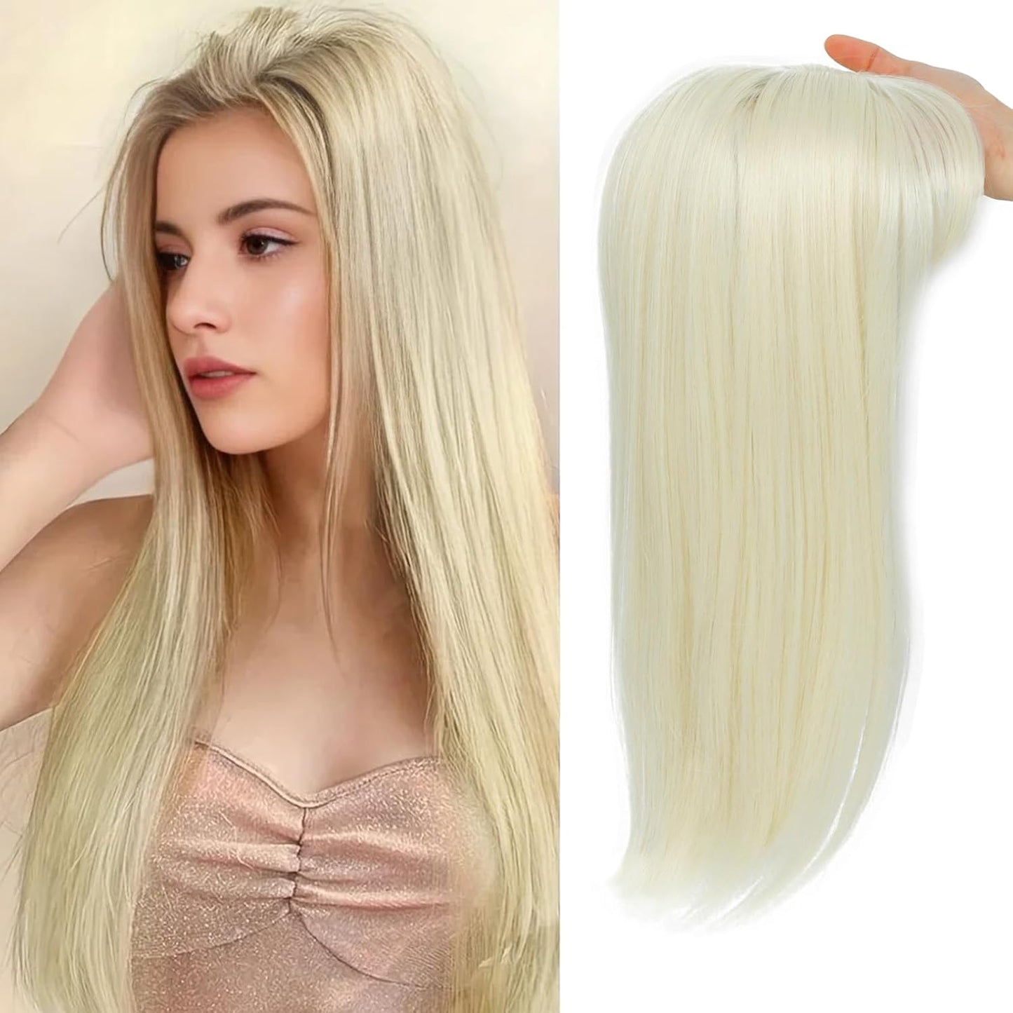 18" Women’s Hair Topper for Thinning Hair