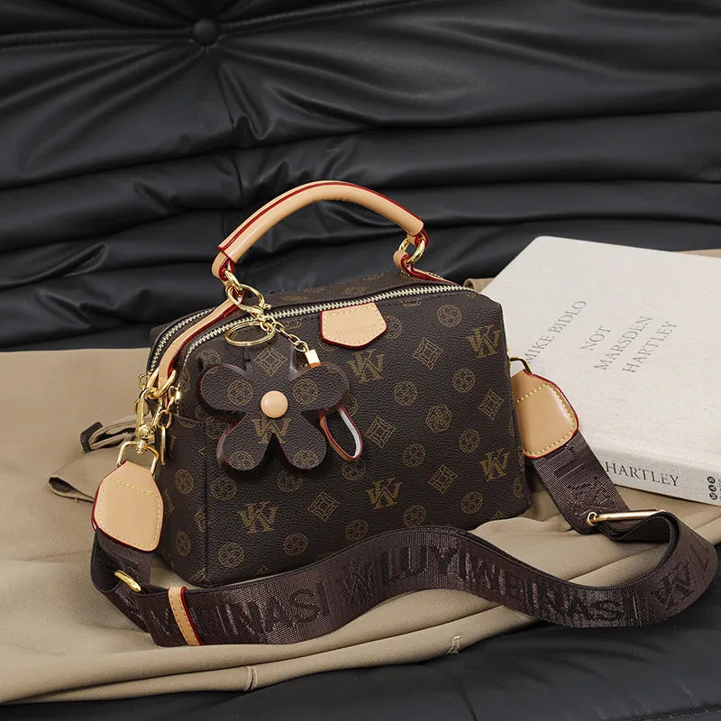 Women's Vintage Monogram Boston Shoulder Bag