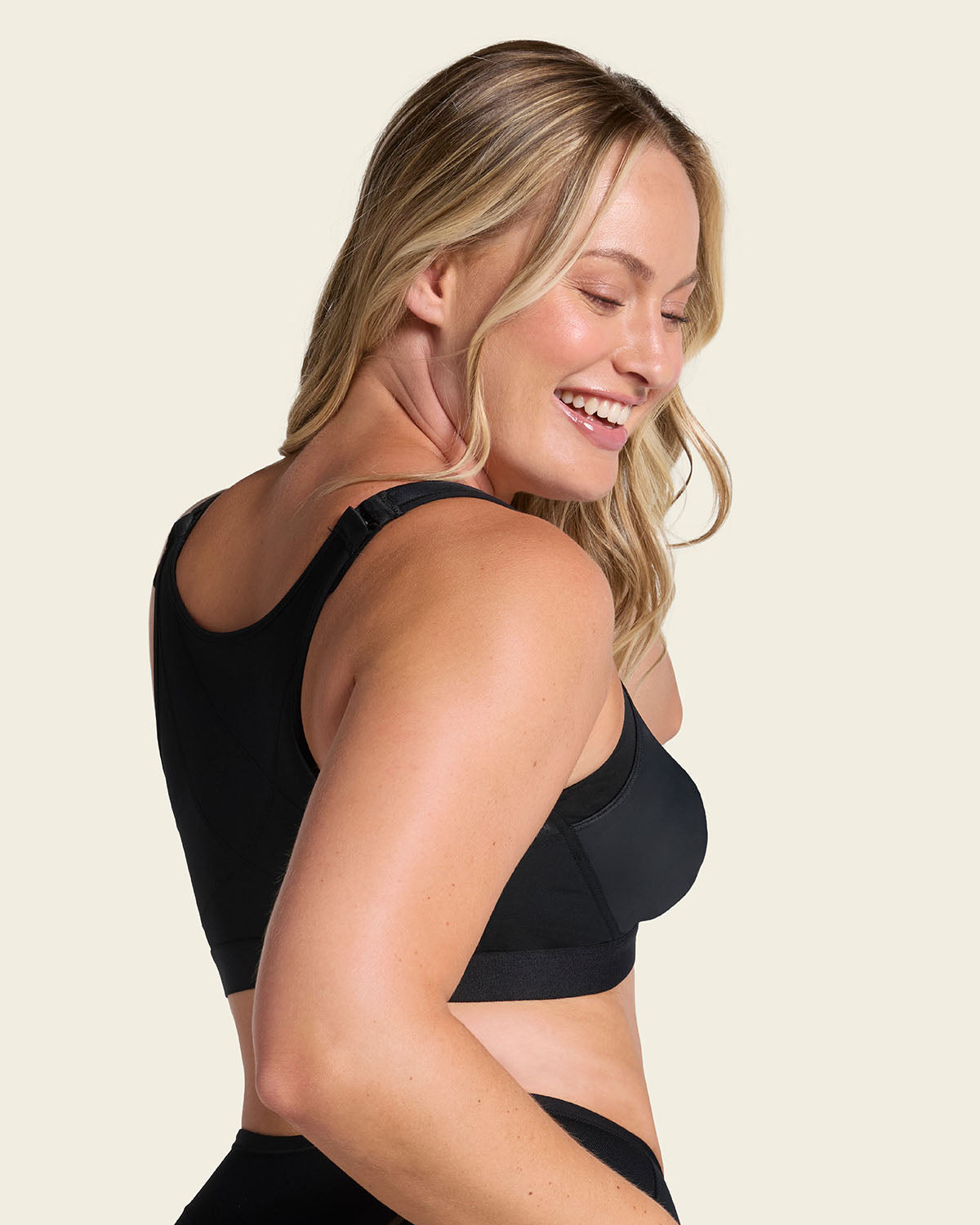 Unlined Wireless Posture Corrector Bra