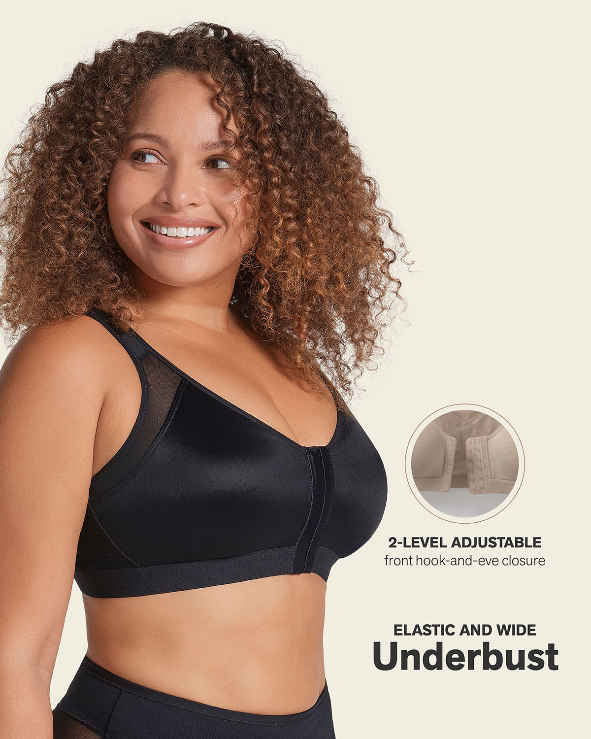 Unlined Wireless Posture Corrector Bra