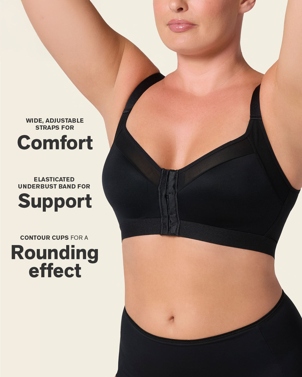 Lightly Lined Wireless Posture Corrector Bra