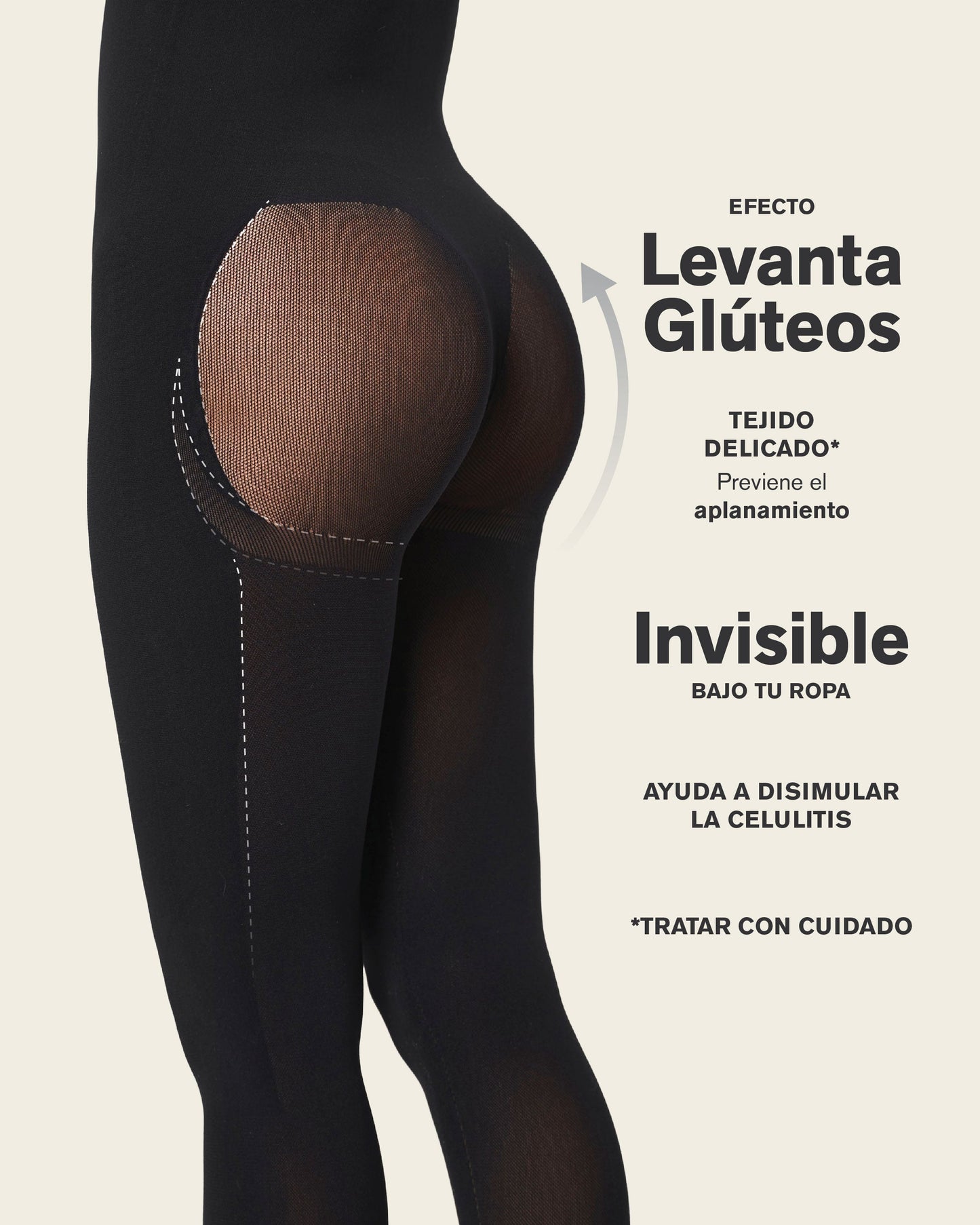 Invisible Butt Lifter Full-Leg Body Shaper