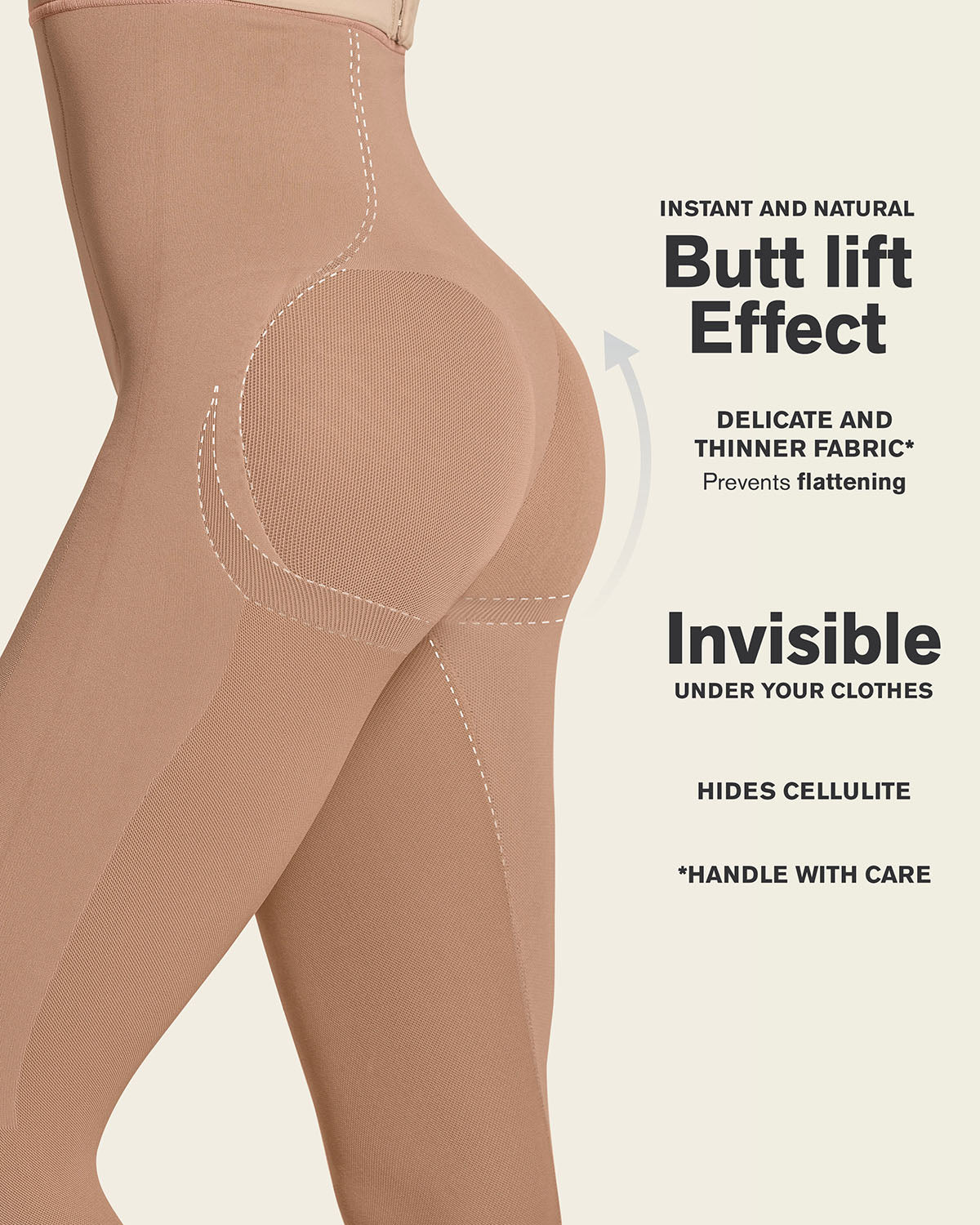 Invisible Butt Lifter Full-Leg Body Shaper
