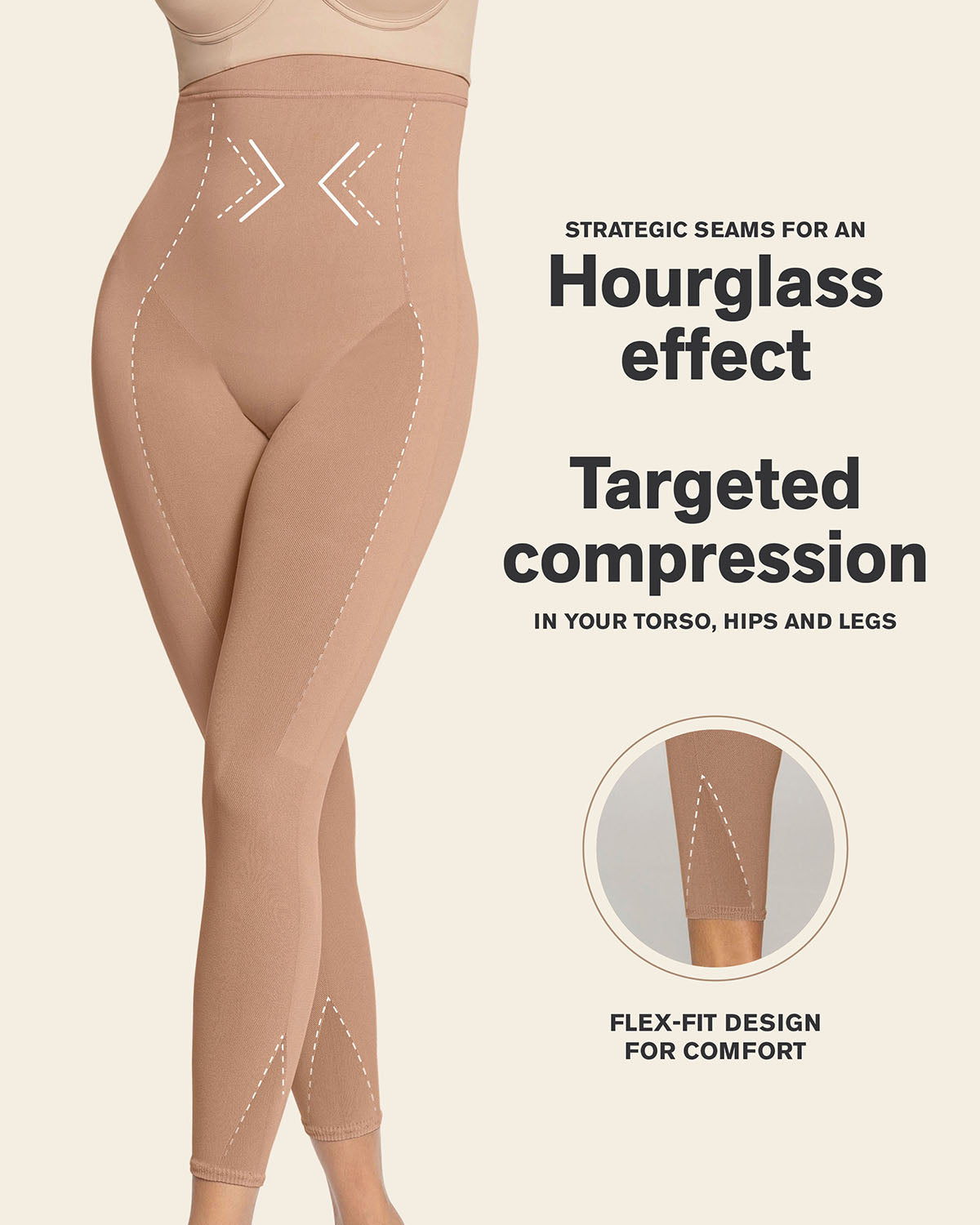 Invisible Butt Lifter Full-Leg Body Shaper