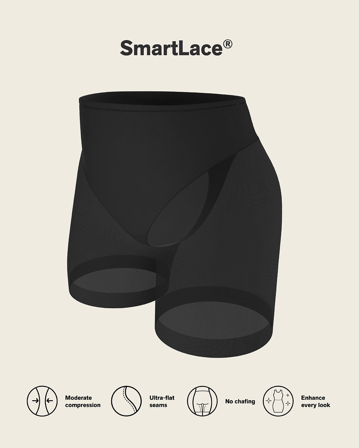 3-Pack Sheer Shaper Short