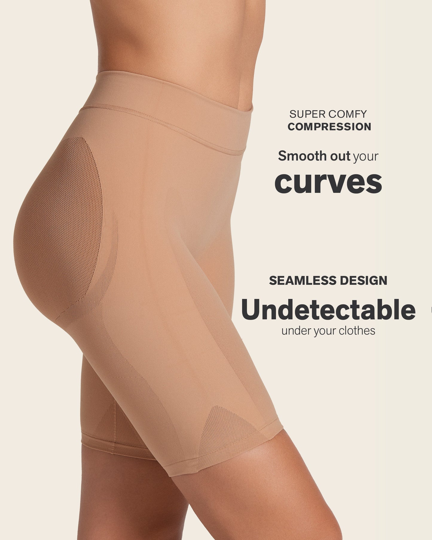 Well-Rounded Invisible Butt Lifter Shaper Short