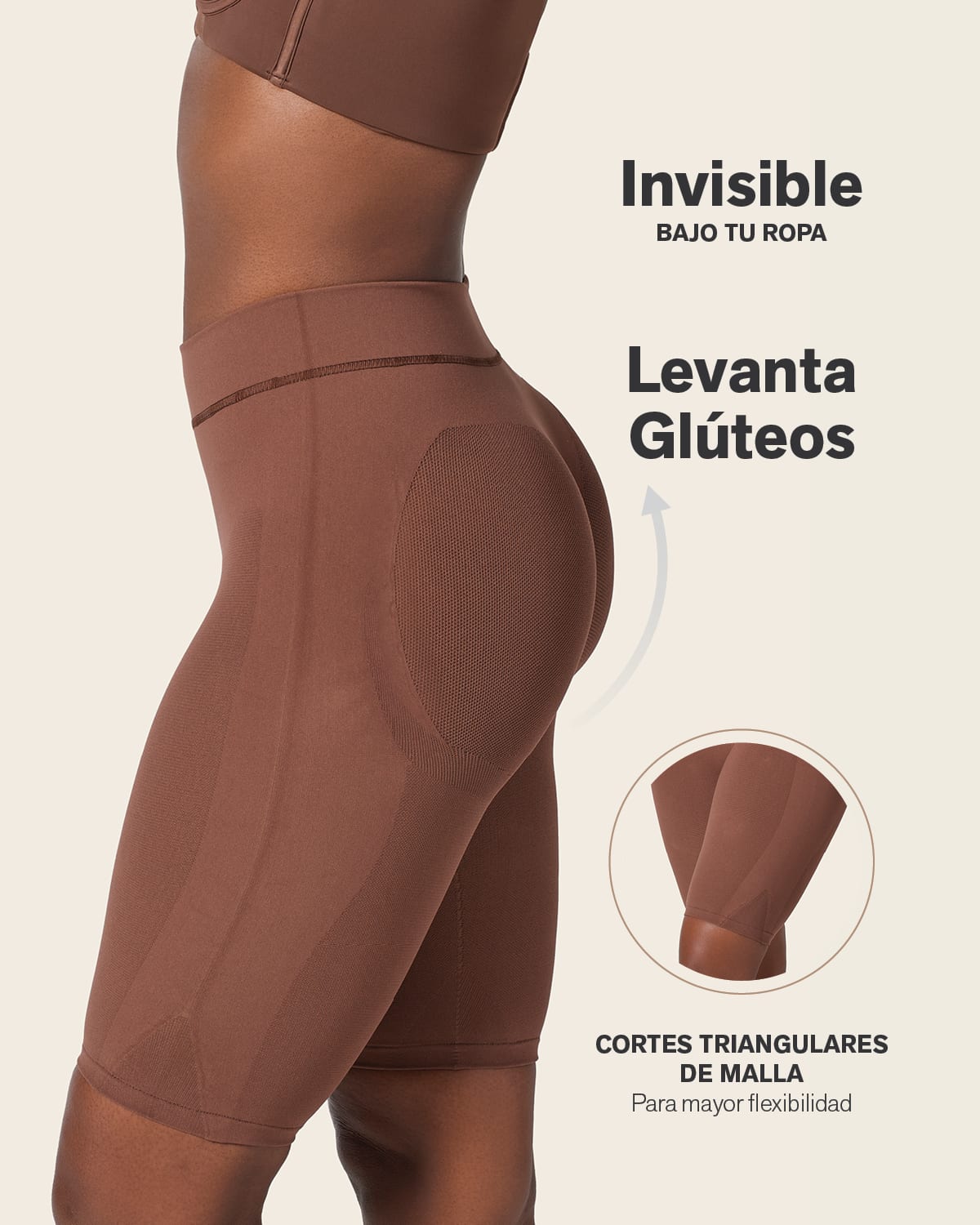 Well-Rounded Invisible Butt Lifter Shaper Short