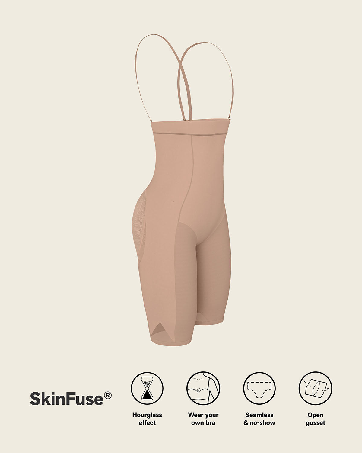 Invisible Extra High-Waisted Shaper Short