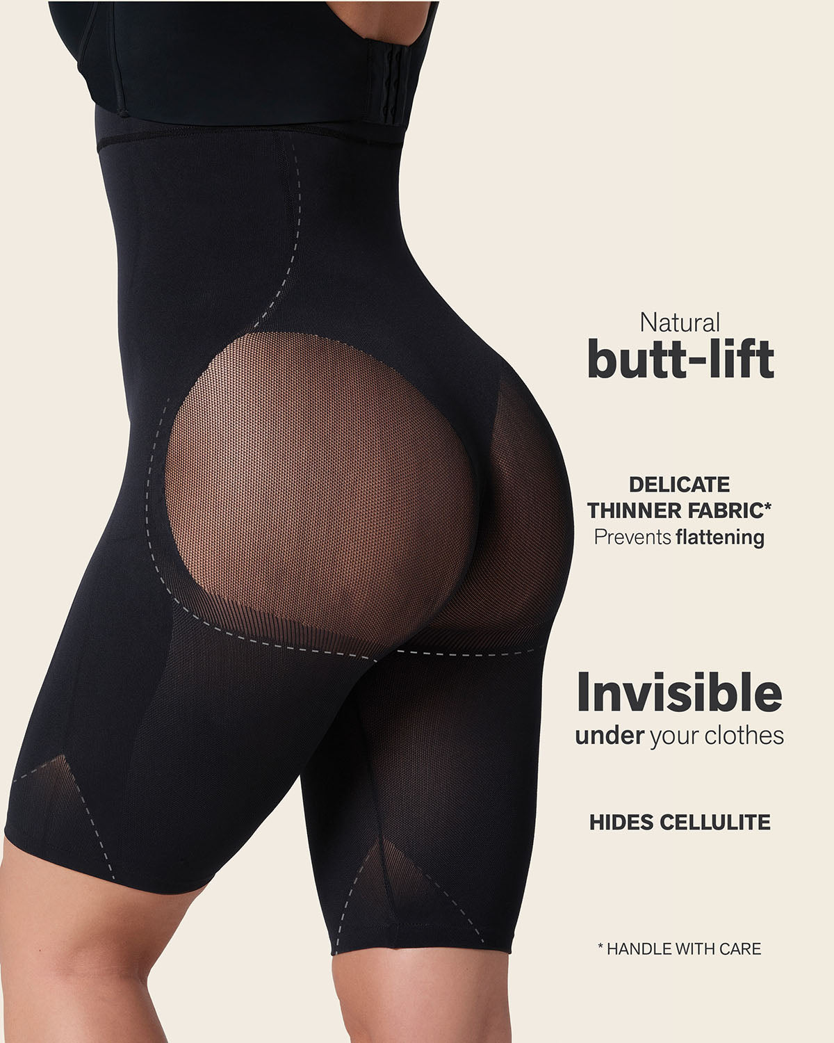 Invisible Extra High-Waisted Shaper Short