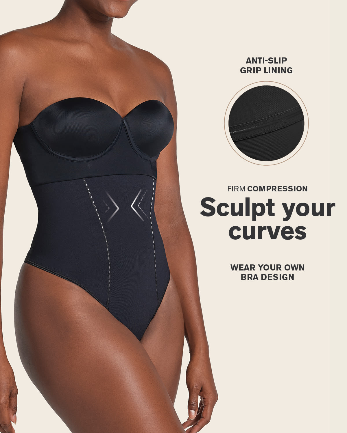 Extra High-Waisted Sculpting Thong Panty