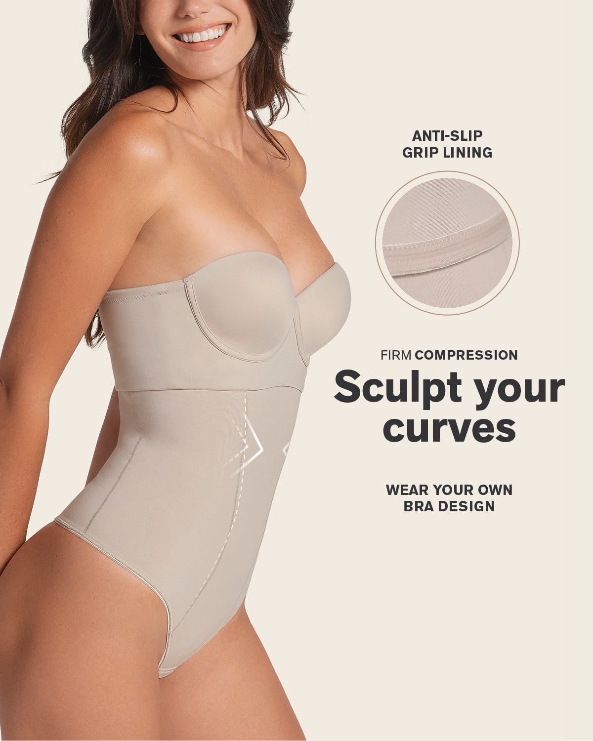 Extra High-Waisted Sculpting Thong Panty