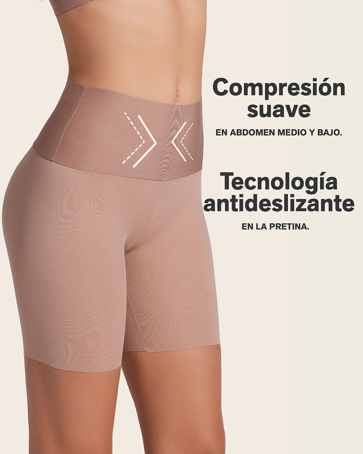 Stay-In-Place Seamless Shapewear Shorts