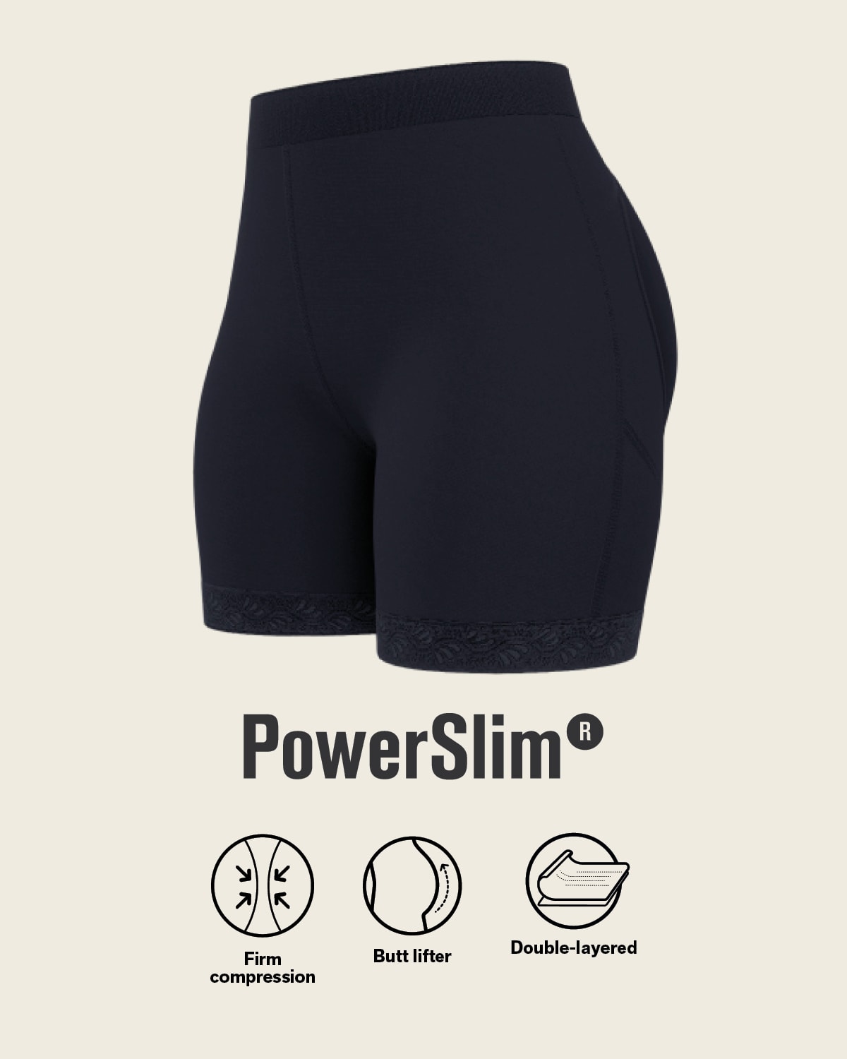 Mid-Rise Sculpting Butt Lifter Shaper Short