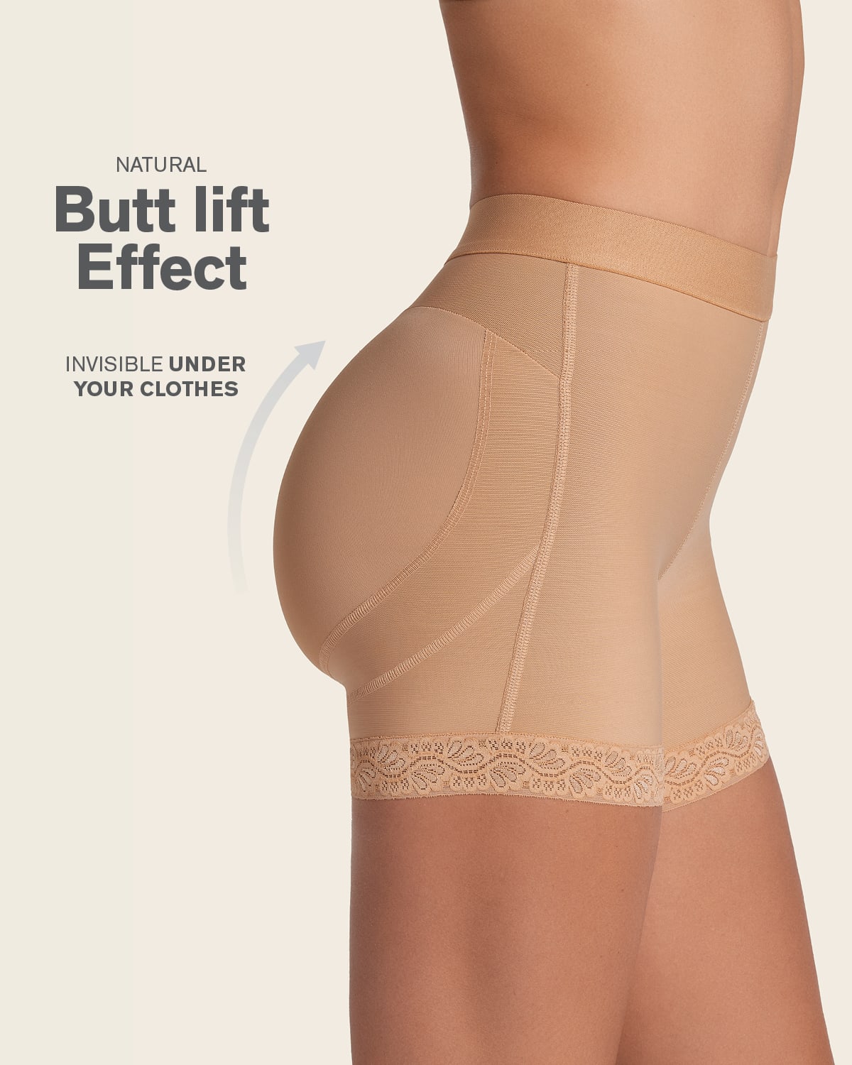Mid-Rise Sculpting Butt Lifter Shaper Short