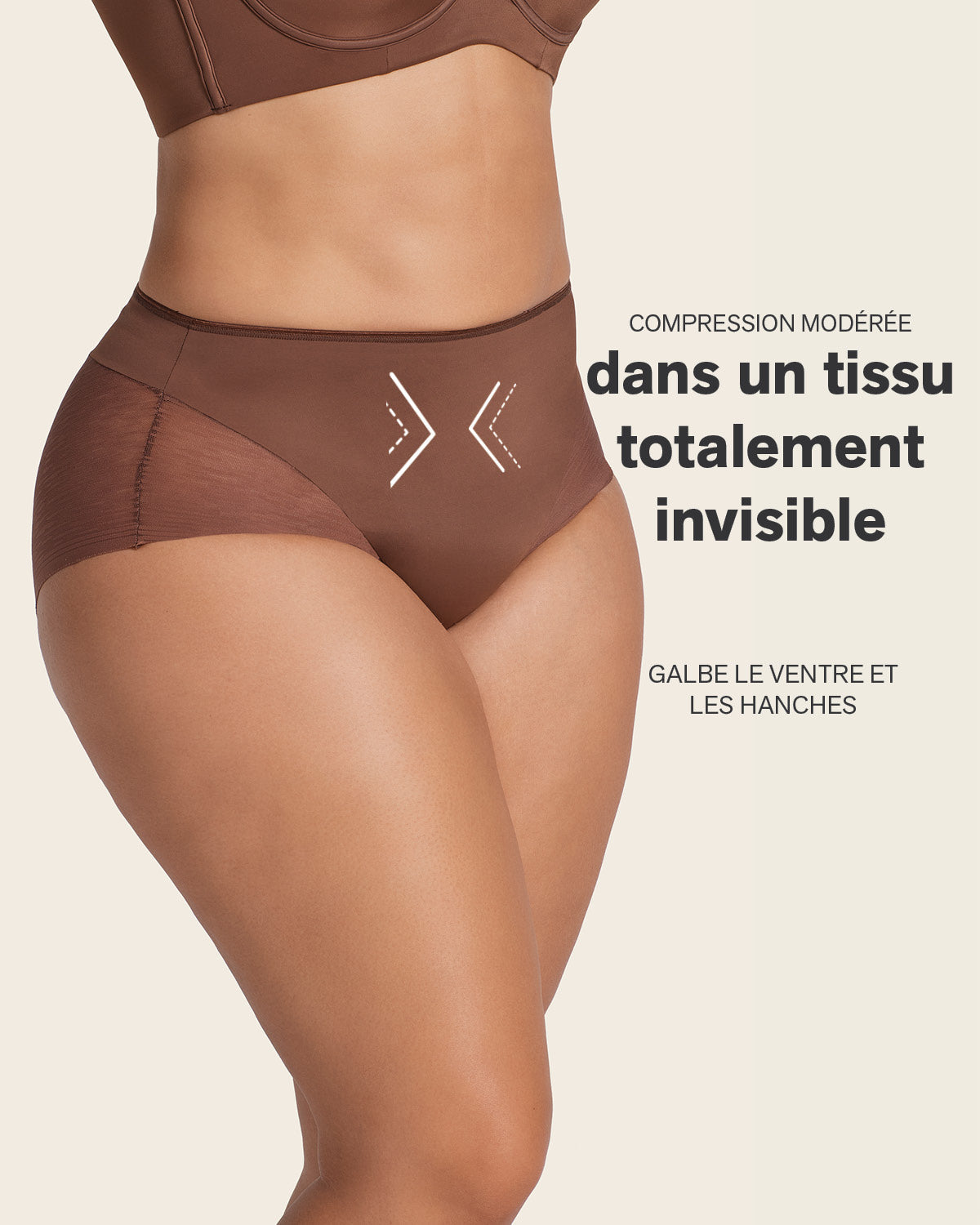 High-Waisted Sheer Lace Shaper Panty