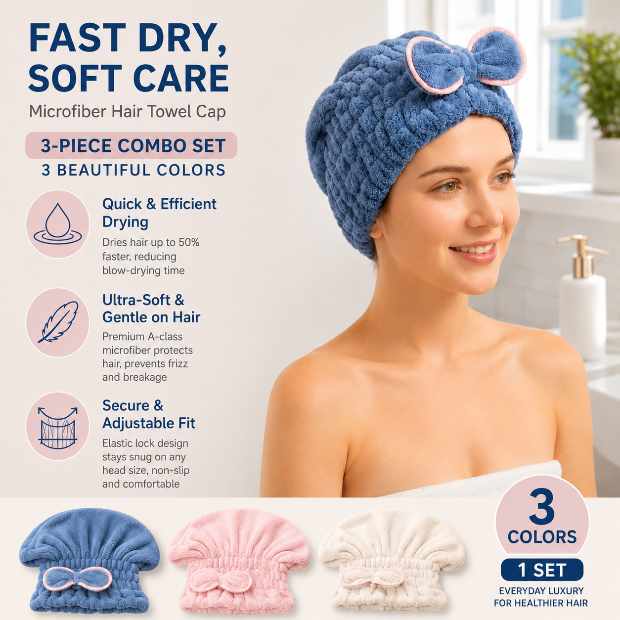 Fast Drying Microfiber Towel Wrap-BUY 1 GET 1 FREE