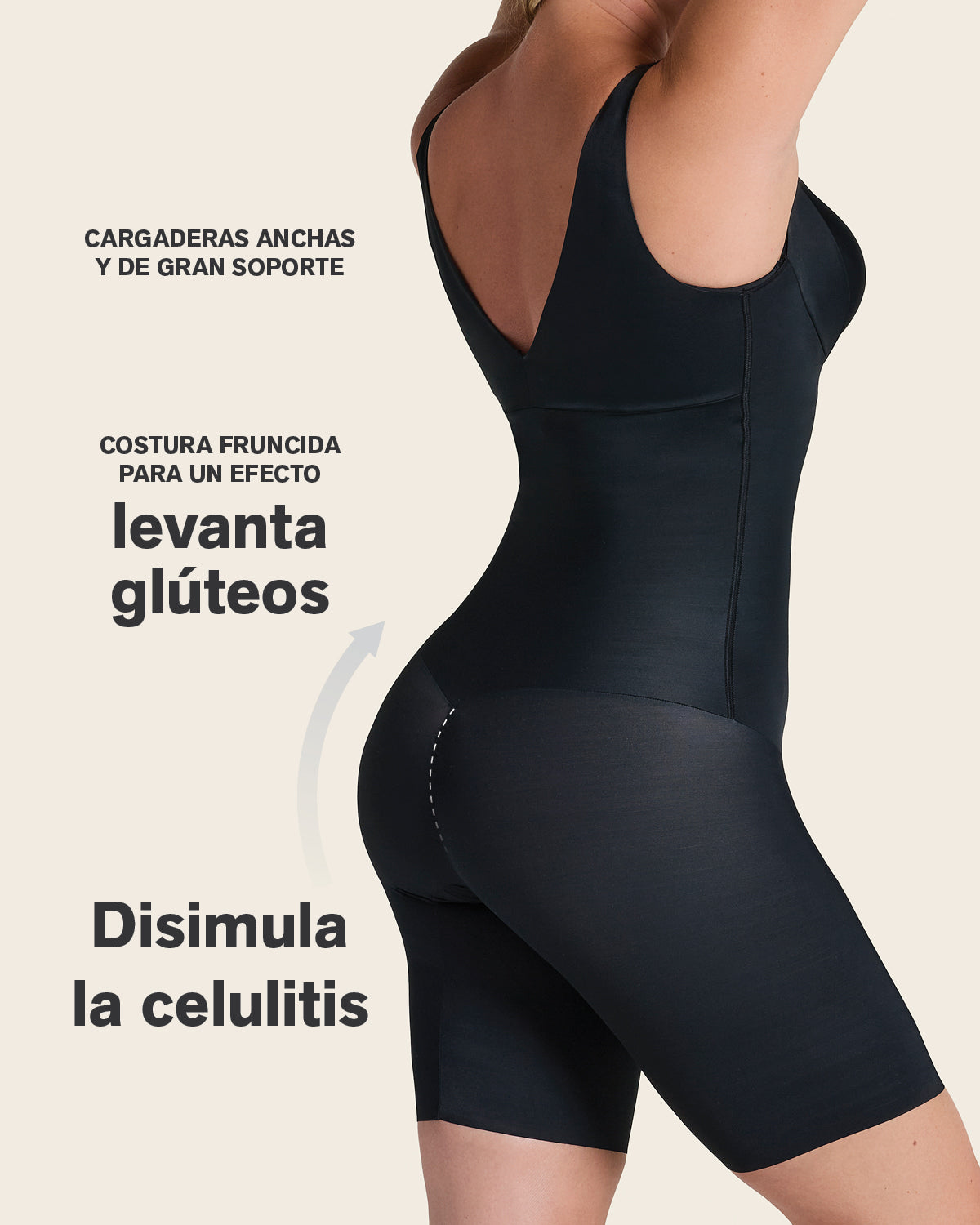 Undetectable Step-in Mid-Thigh Body Shaper