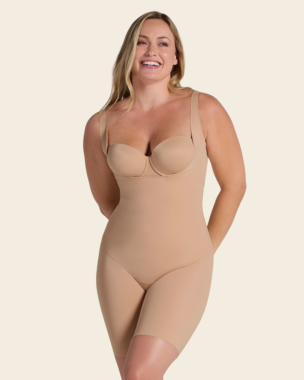 Undetectable Step-in Mid-Thigh Body Shaper