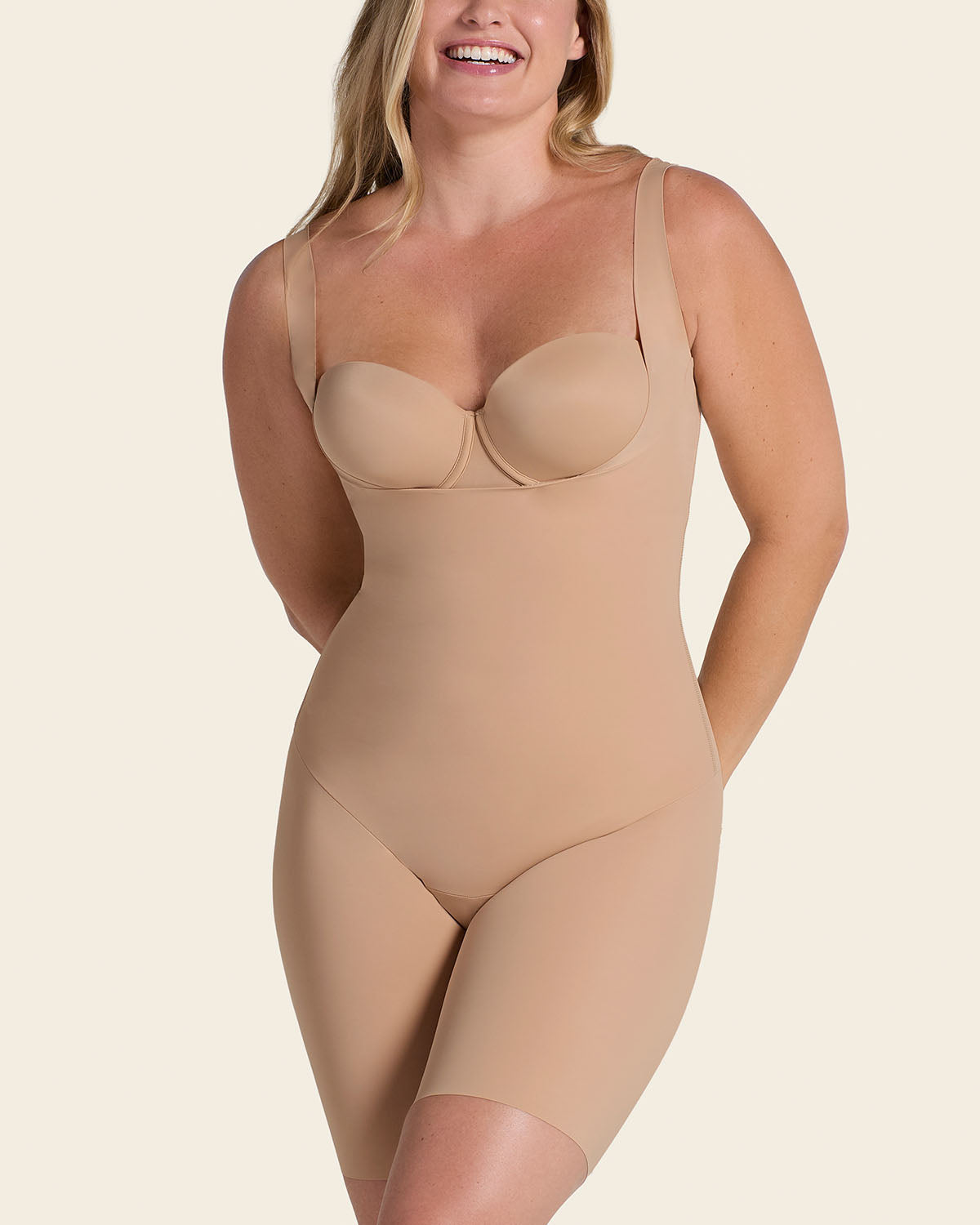 Undetectable Step-in Mid-Thigh Body Shaper