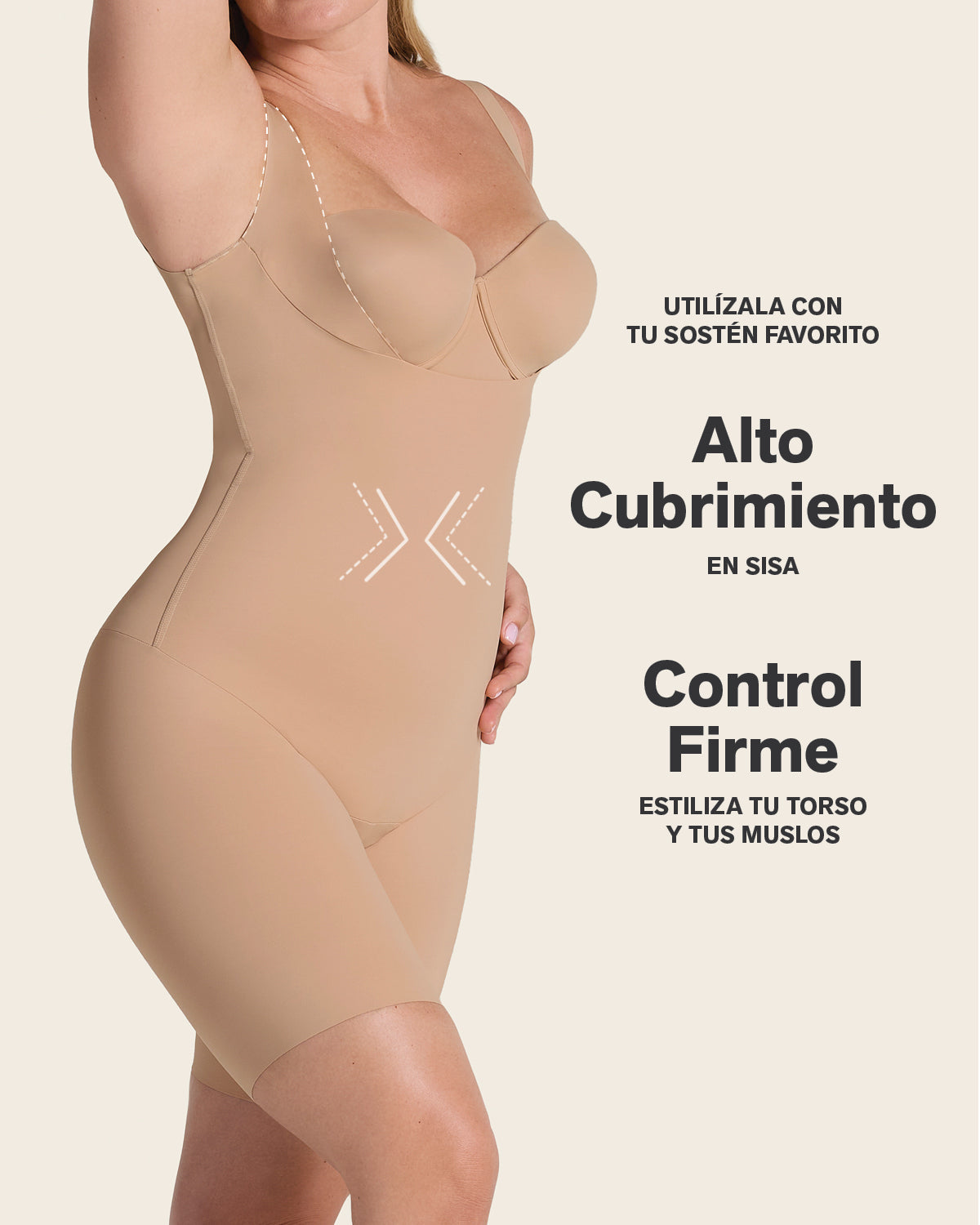 Undetectable Step-in Mid-Thigh Body Shaper