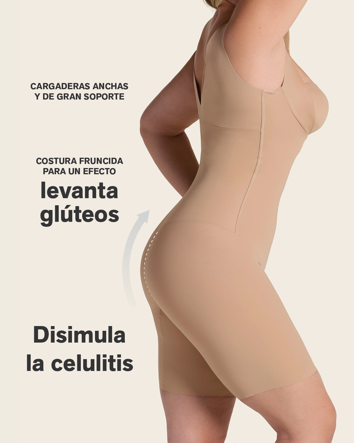 Undetectable Step-in Mid-Thigh Body Shaper