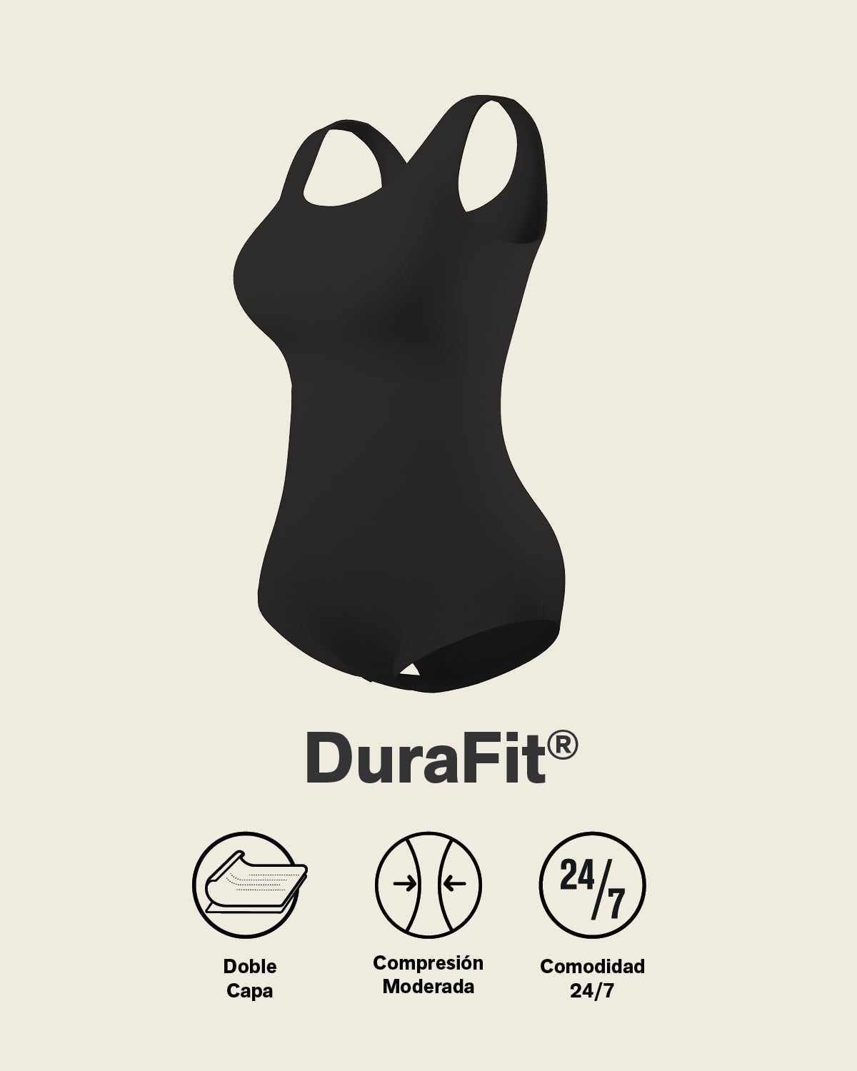 Plunge Classic Sleeveless Shaper Bodysuit