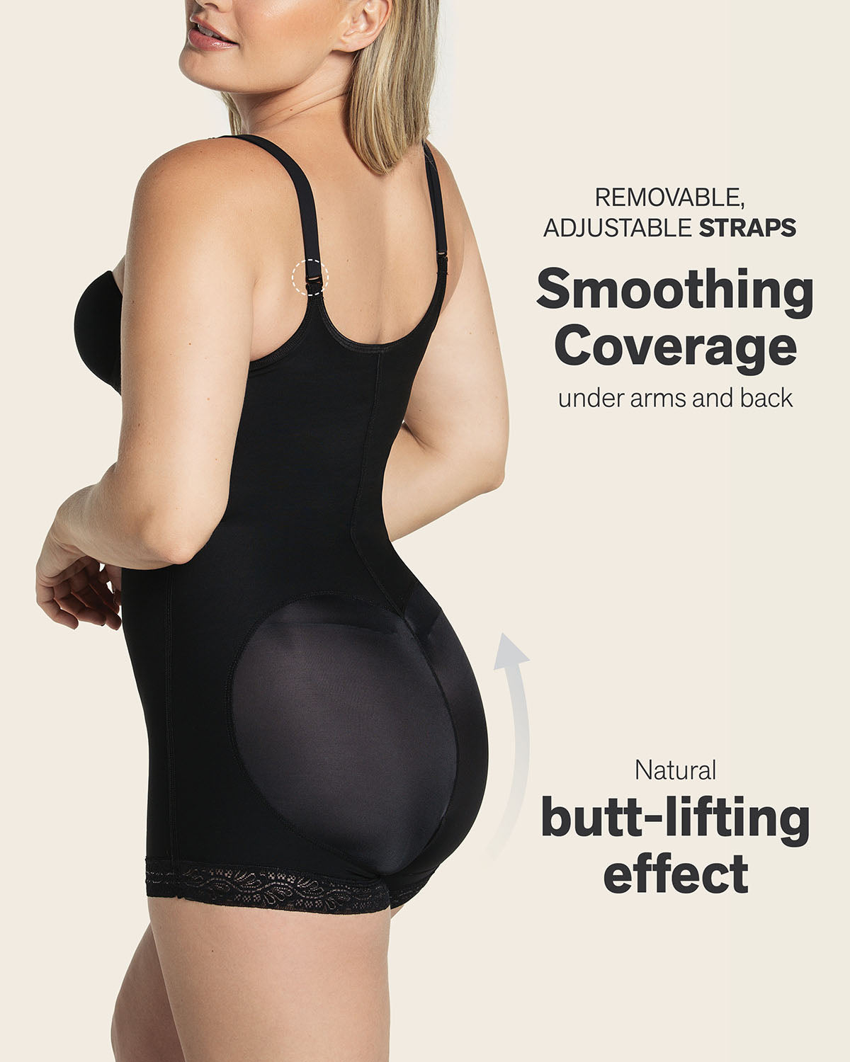 Boyshort Bottom Body Shaper with Extra-Firm Compression
