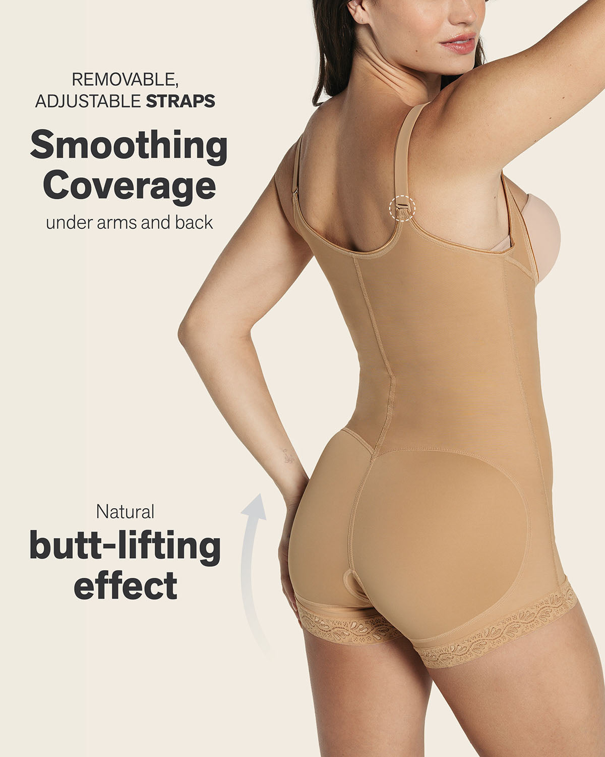 Boyshort Bottom Body Shaper with Extra-Firm Compression
