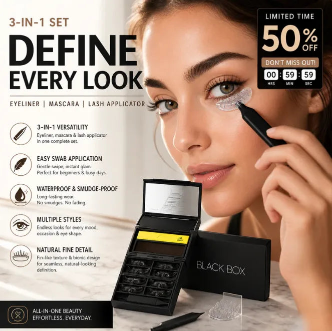 3-in-1 Eyeliner and Lower Lash Stamp Kit – main view