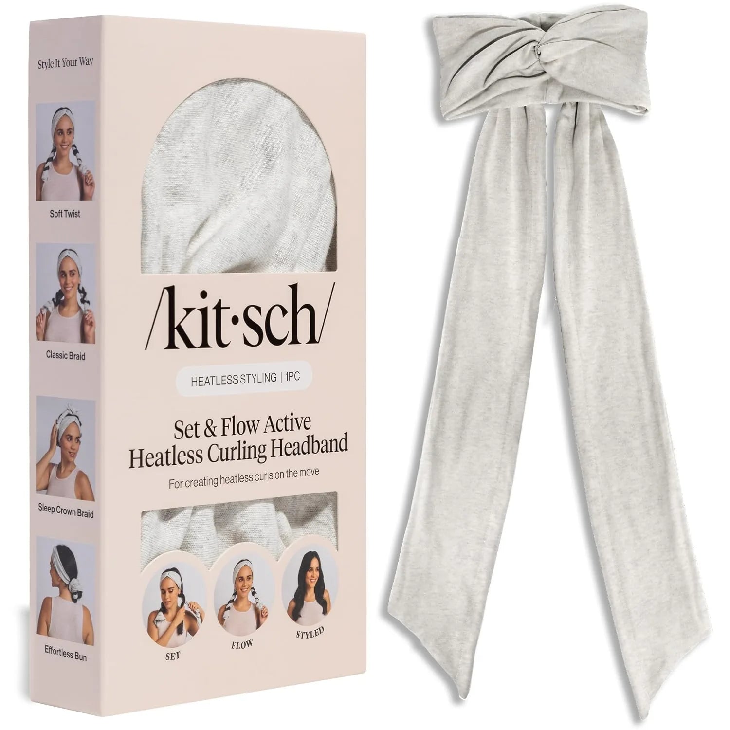 Heatless Curling Headband Set for Soft Overnight Waves – product detail 2