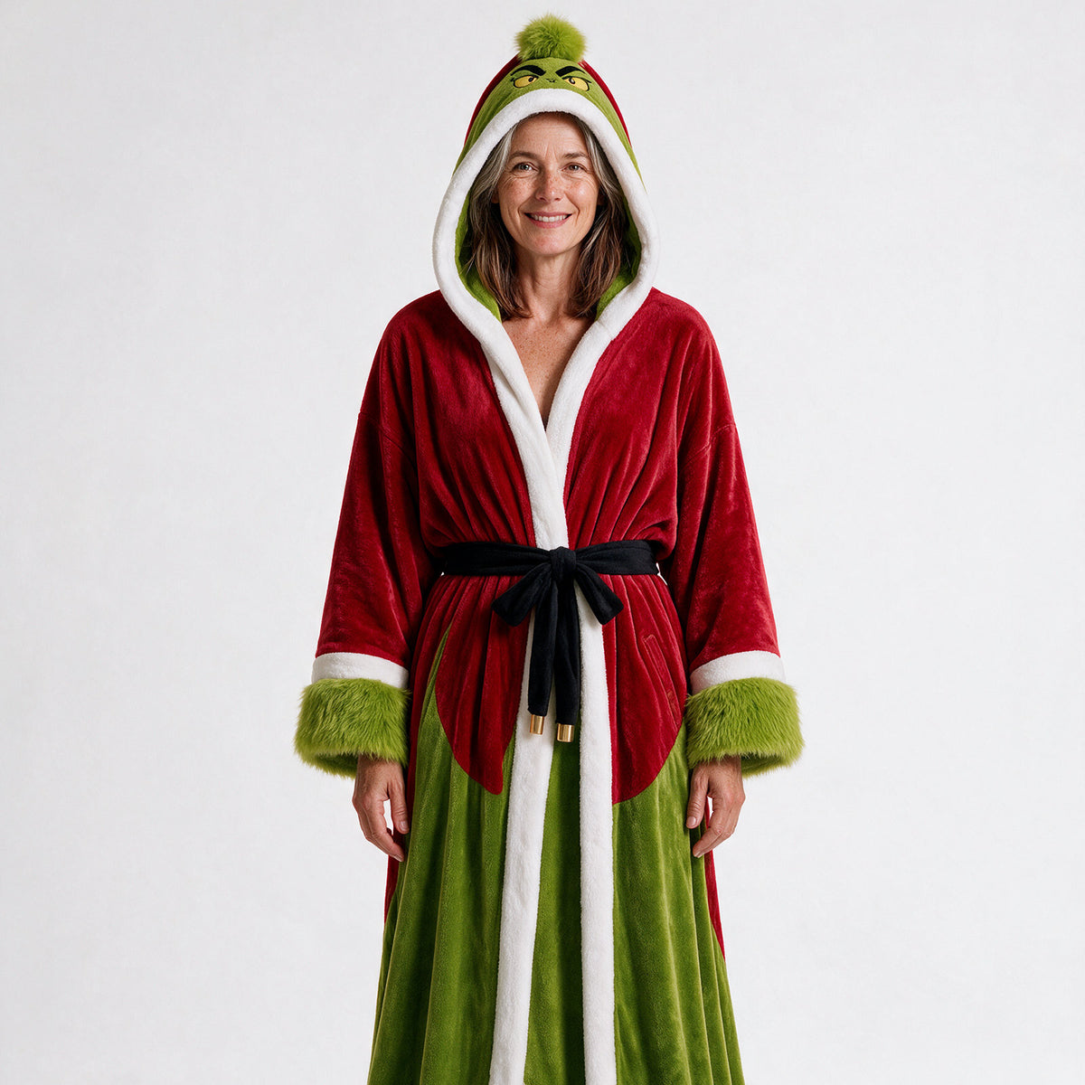 Women's Christmas Heated Hooded Cloak