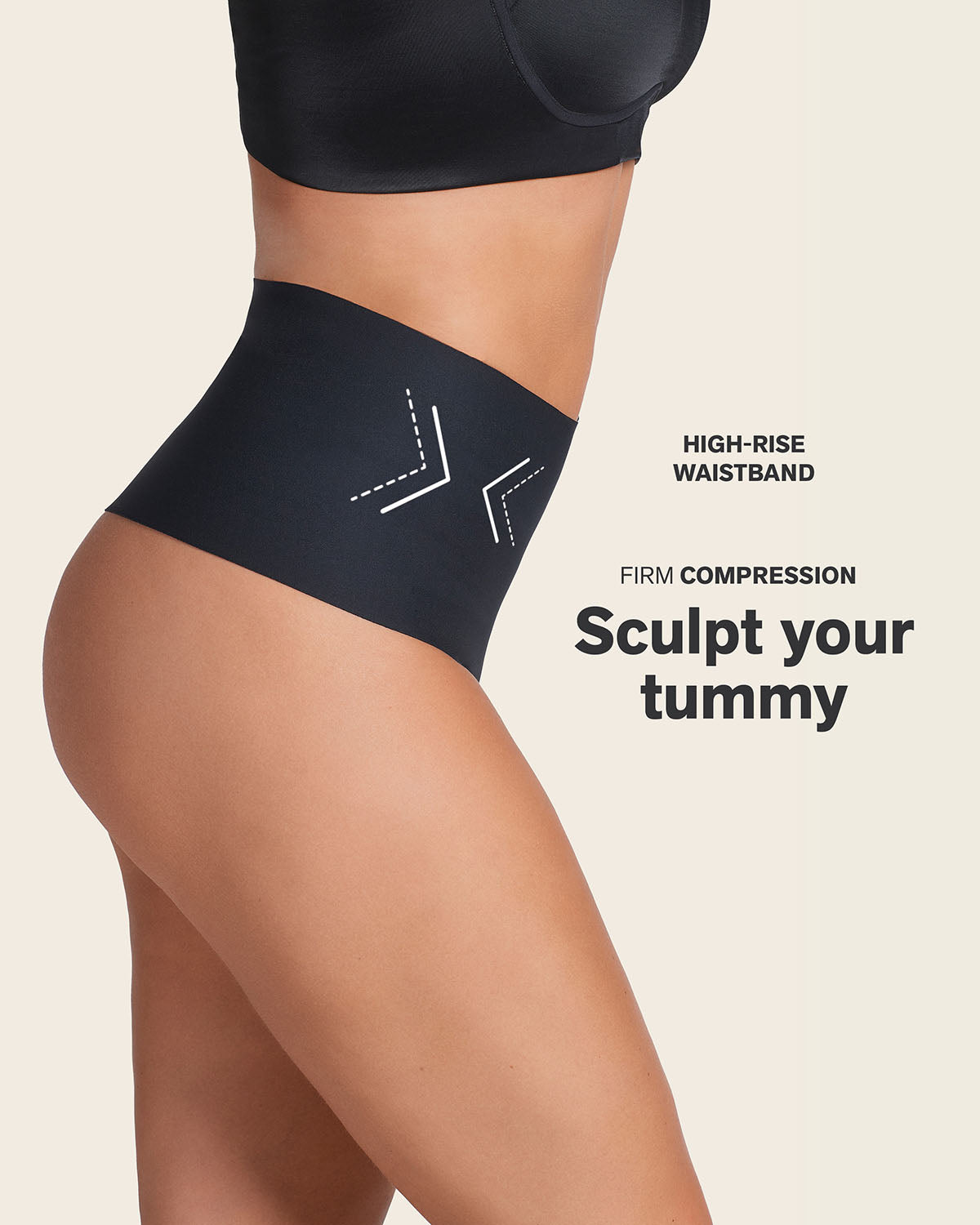 High-Tech High-Waisted Sculpting Thong