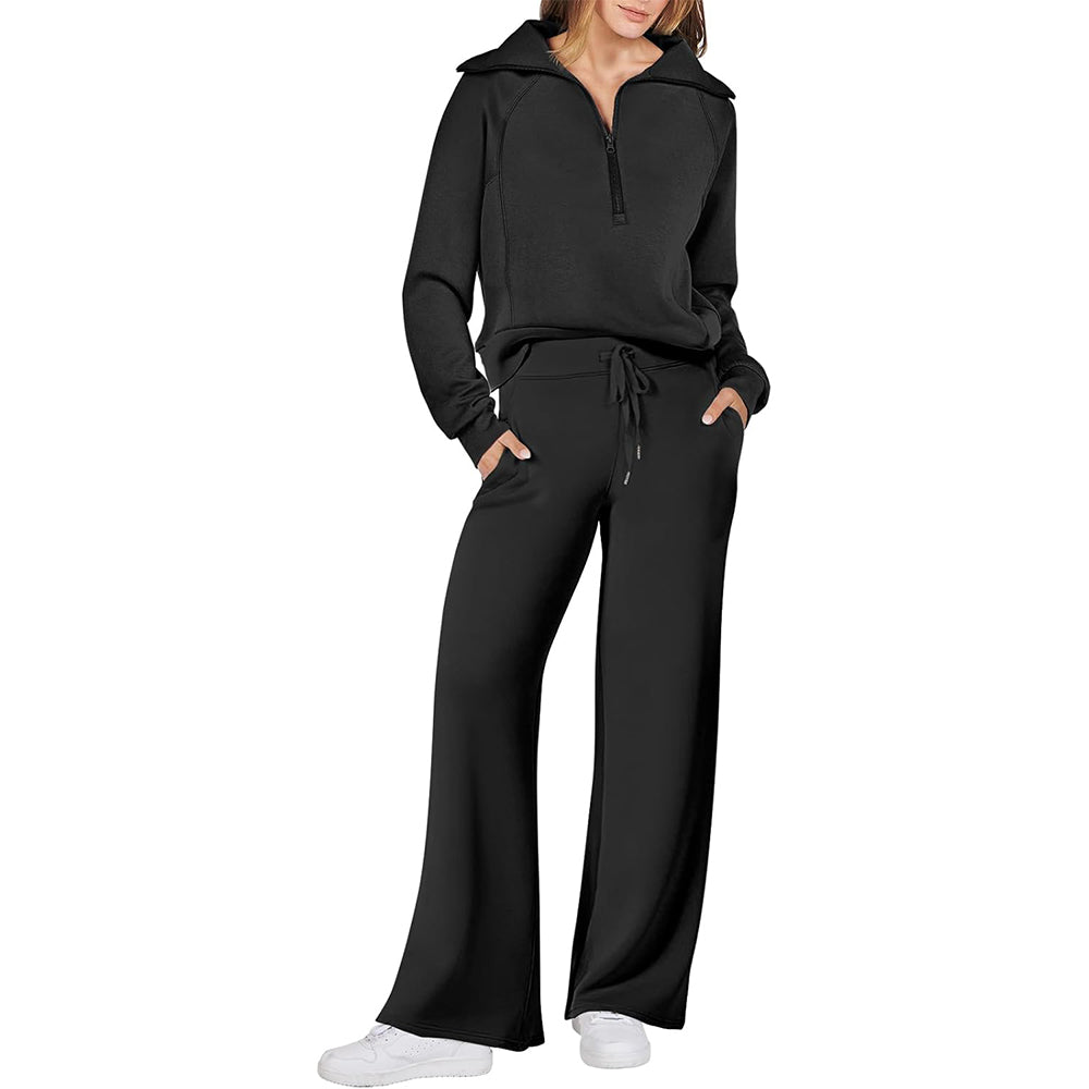 Women's 2-Piece Wide Leg Lounge Set