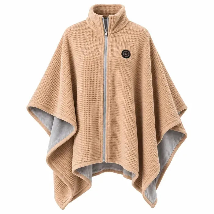Heated Stand-Collar Shawl for Cool-Weather Layering – image 10