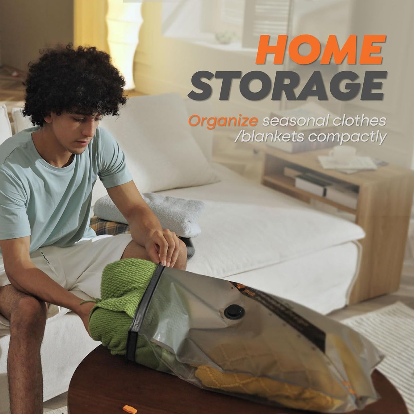 Rechargeable Wireless Pump Travel Storage Bags Set