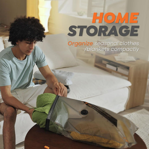 Rechargeable Wireless Pump Travel Storage Bags Set