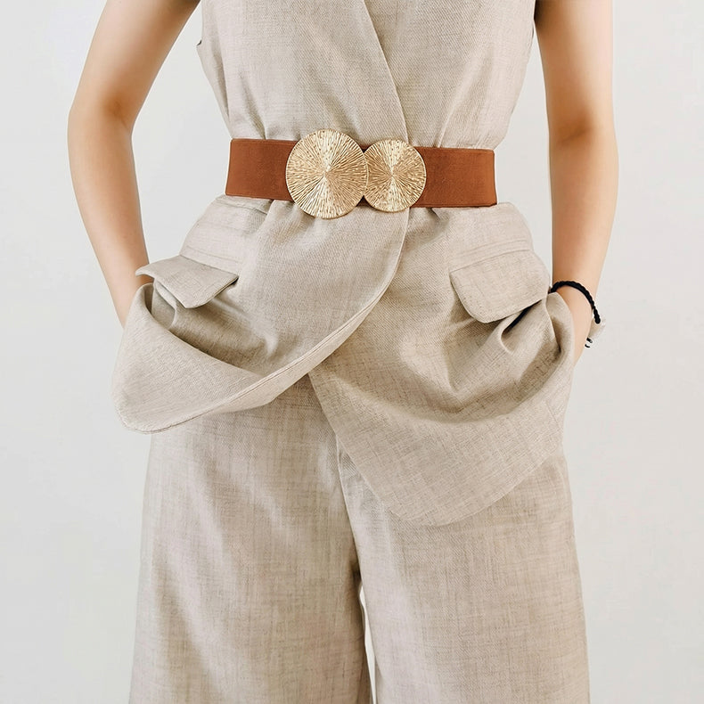 Wide Stretch Belts for Dress