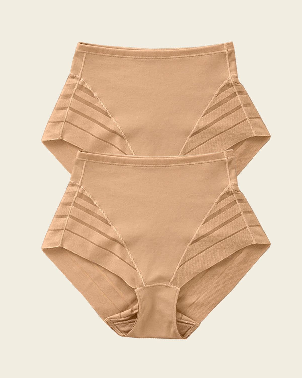 2-Pack Stripe Undetectable Lace Classic Shaper Panties