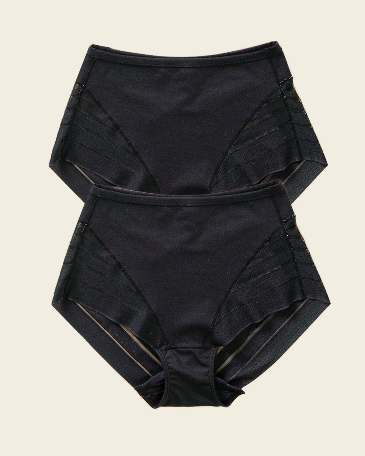 2-Pack Stripe Undetectable Lace Classic Shaper Panties