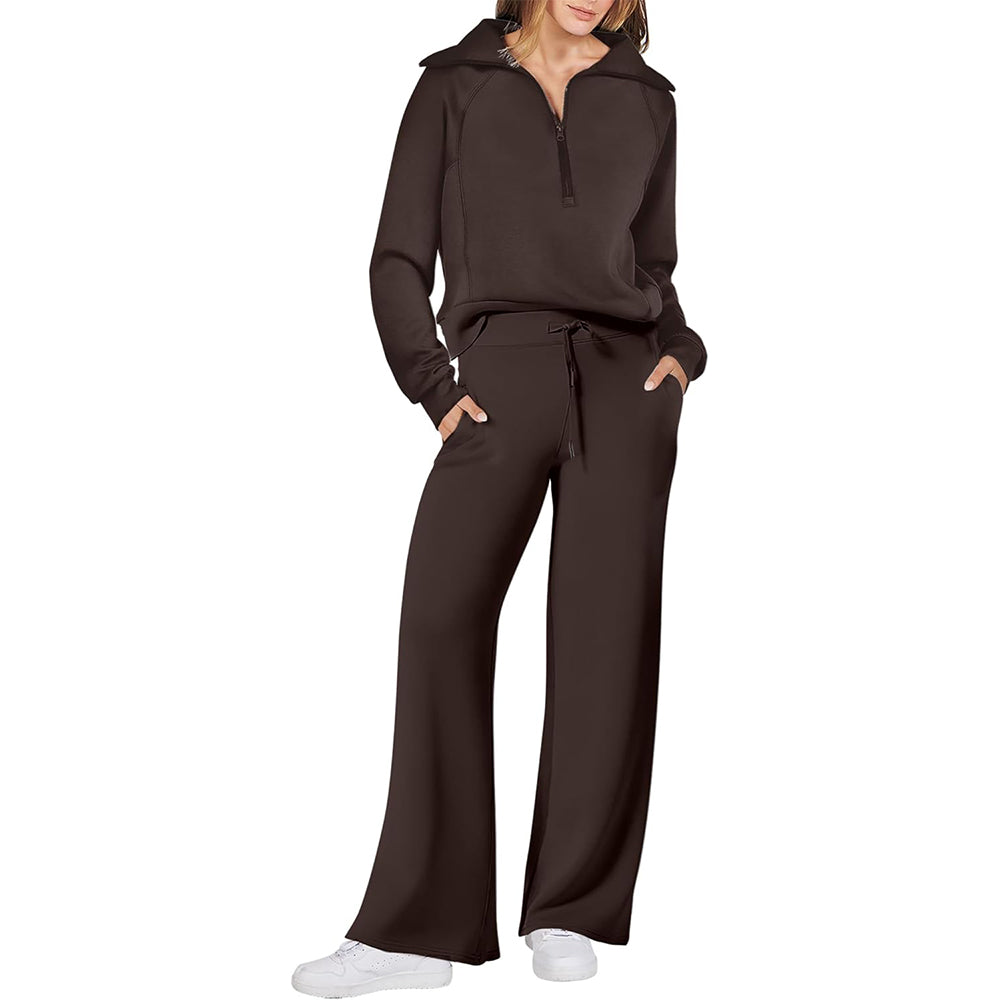 Women's 2-Piece Wide Leg Lounge Set