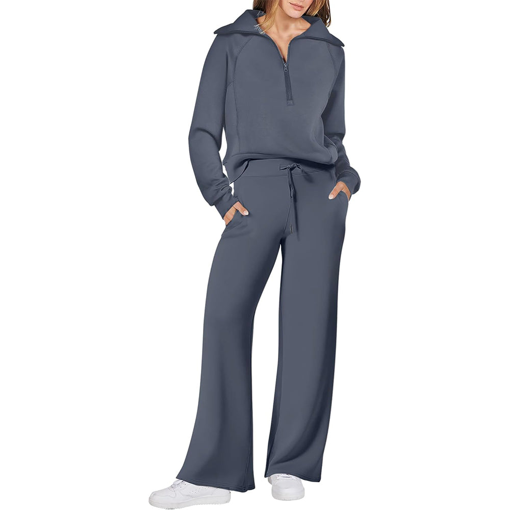 Women's 2-Piece Wide Leg Lounge Set