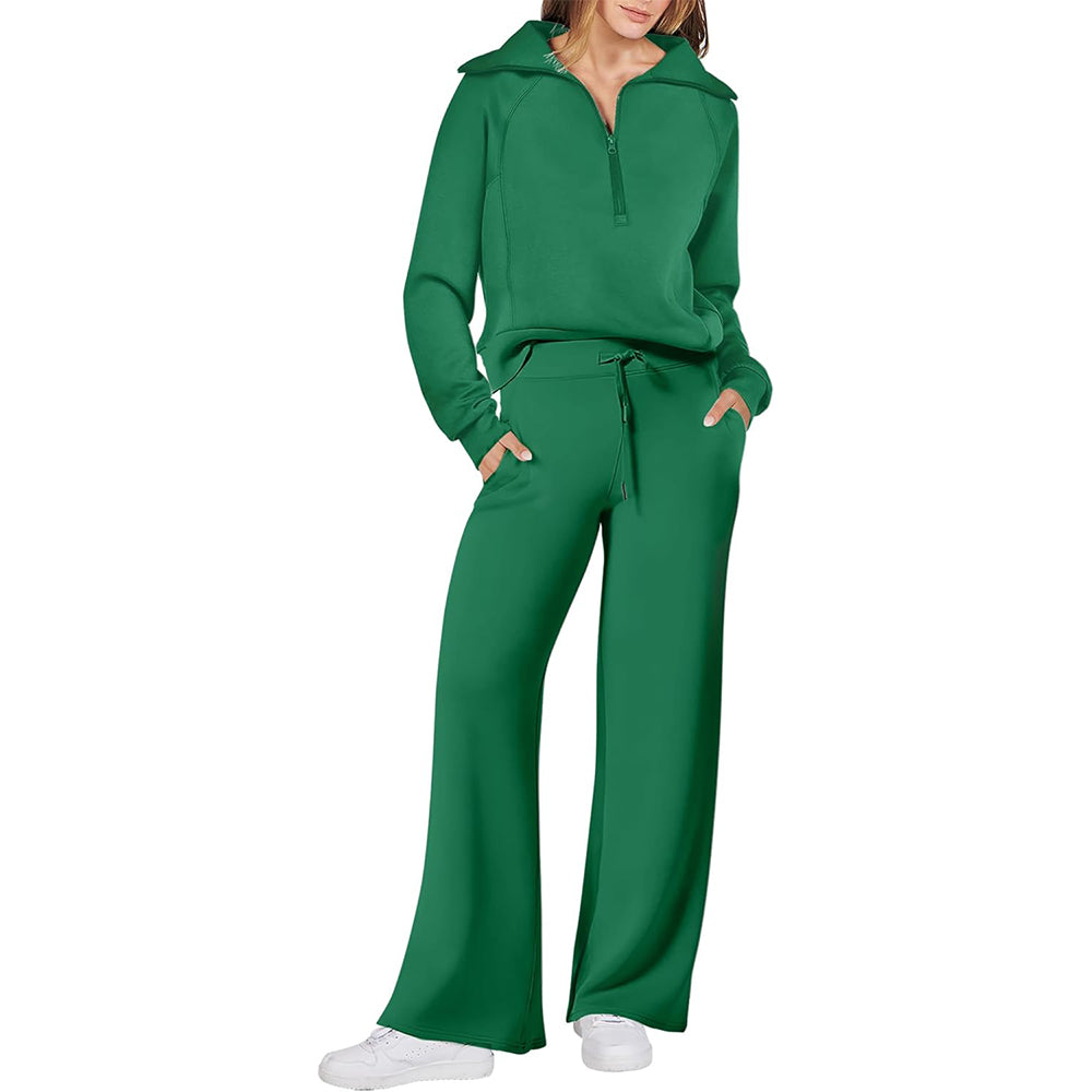 Women's 2-Piece Wide Leg Lounge Set