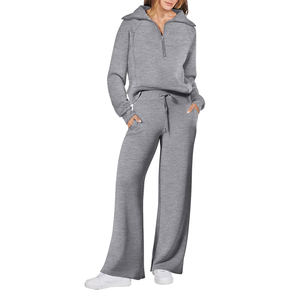 Women's 2-Piece Wide Leg Lounge Set