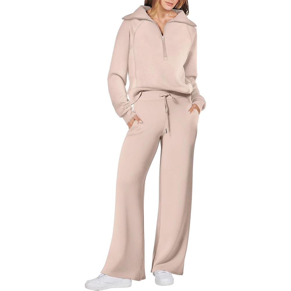 Women's 2-Piece Wide Leg Lounge Set