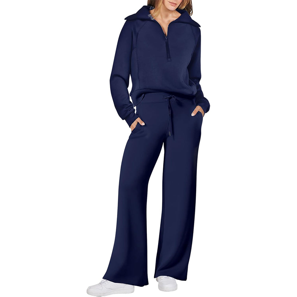 Women's 2-Piece Wide Leg Lounge Set