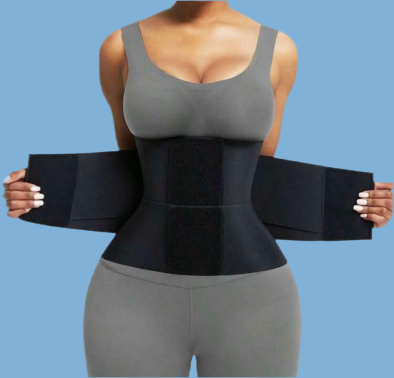 Triple Wrap Waist Trainer for Women – Tummy Control Body Shaper Belt