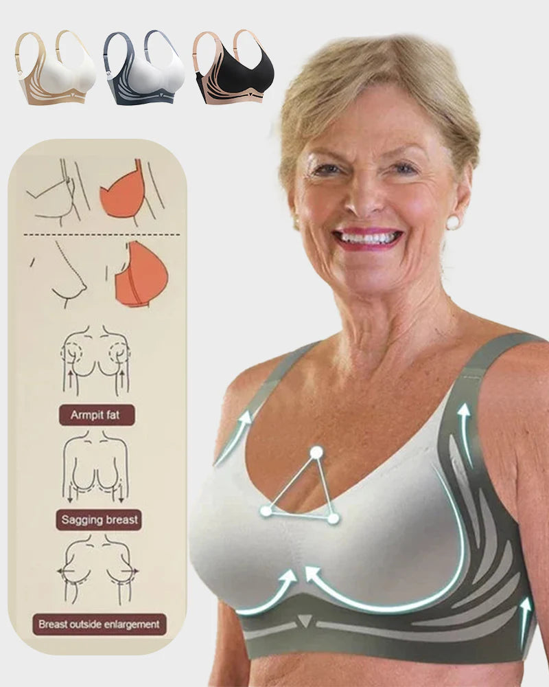 Wireless Push Up Anti Sagging Bra 2 Pcs