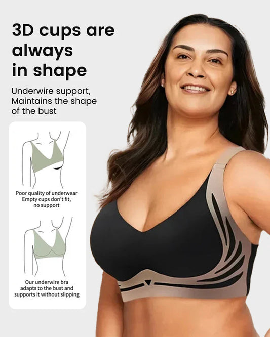 Wireless Push Up Anti Sagging Bra 2 Pcs
