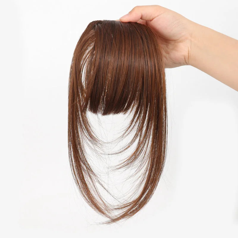 Natural-Look Clip-In Bangs Hairpiece