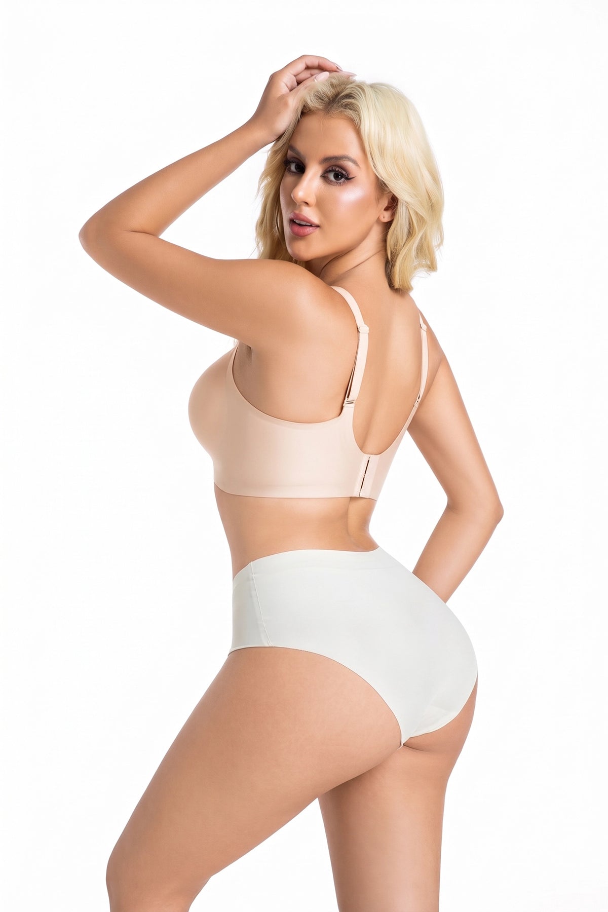 Women's Seamless Lace-Edge Wireless Bra for Everyday Comfort